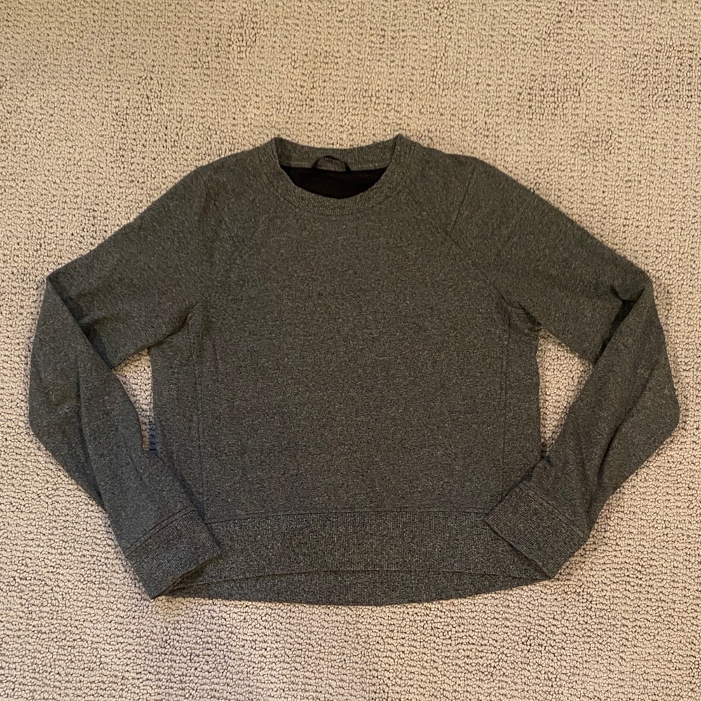 Gray Long Sleeve Sweatshirt